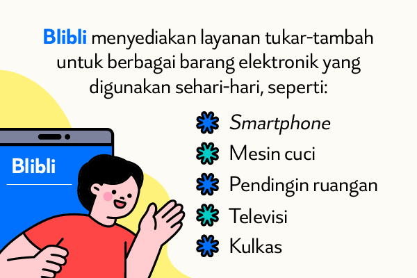 Punya Barang Elektronik Rusak atau Usang? Kini Bisa Tukar-Tambah Online