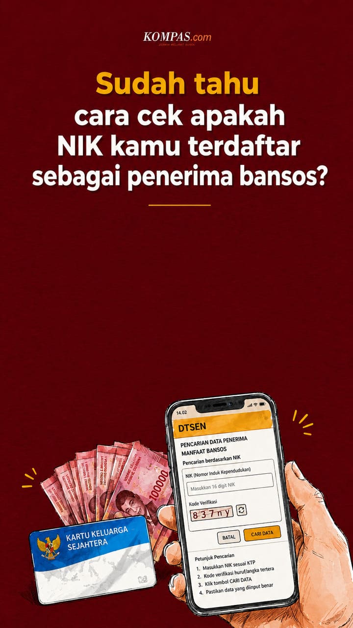 3 Bansos Cair Juni 2026 - Thumbnail Question